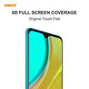 For Xiaomi Redmi 9 / 9A / 9C ENKAY Hat-Prince 0.26mm 9H 6D Curved Full Screen Eye Protection Green Film Tempered Glass Protector