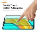For Xiaomi Redmi 9 / 9A / 9C ENKAY Hat-Prince 0.26mm 9H 6D Curved Full Screen Eye Protection Green Film Tempered Glass Protector