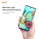 For Samsung Galaxy A71 ENKAY Hat-Prince 0.26mm 9H 6D Curved Full Screen Eye Protection Green Film Tempered Glass Protector