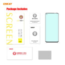 For Samsung Galaxy A21 / A21s ENKAY Hat-Prince 0.26mm 9H 6D Curved Full Screen Eye Protection Green Film Tempered Glass Protector