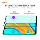 For Xiaomi Redmi Note 8 Pro 2 PCS ENKAY Hat-Prince 0.26mm 9H 6D Curved Full Screen Eye Protection Green Film Tempered Glass Protector