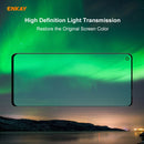 For Samsung Galaxy A21 / A21s 2 PCS ENKAY Hat-Prince 0.26mm 9H 6D Curved Full Screen Eye Protection Green Film Tempered Glass Protector