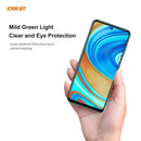 For Redmi Note 9S/Note 9 Pro 5 PCS ENKAY Hat-Prince 0.26mm 9H 6D Curved Full Screen Eye Protection Green Film Tempered Glass Protector
