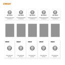 For Redmi Note 9S/Note 9 Pro 5 PCS ENKAY Hat-Prince 0.26mm 9H 6D Curved Full Screen Eye Protection Green Film Tempered Glass Protector