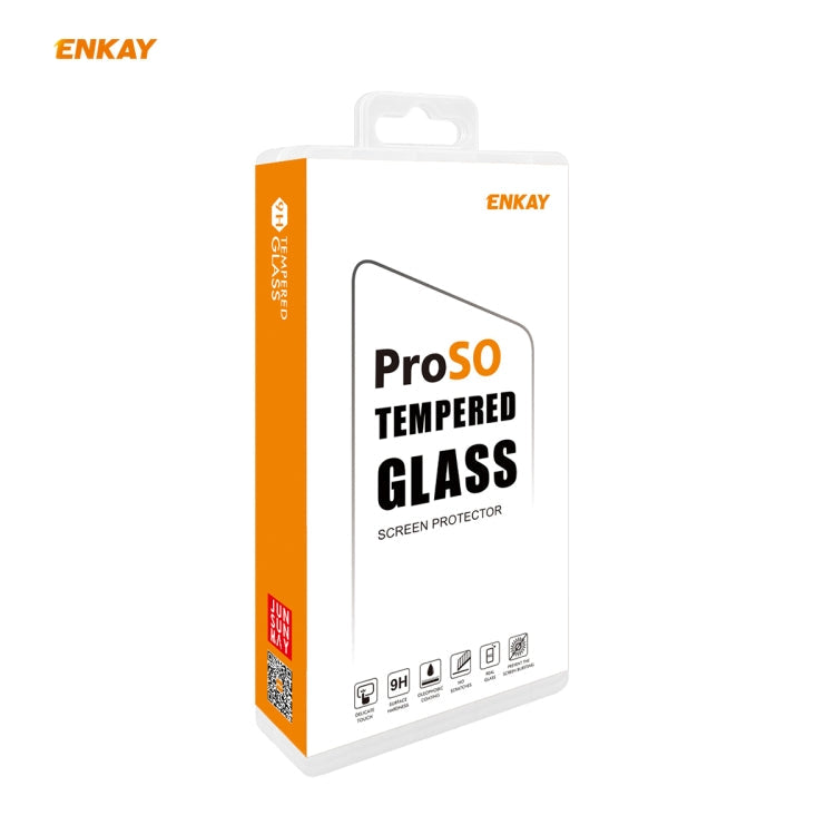 For Samsung Galaxy A71 5 PCS ENKAY Hat-Prince 0.26mm 9H 6D Curved Full Screen Eye Protection Green Film Tempered Glass Protector