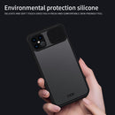For iPhone 12 / 12 Pro MOFI Xing Dun Series Translucent Frosted PC + TPU Privacy Anti-glare Shockproof All-inclusive Protective Case(Black)
