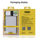 For iPhone 12 / 12 Pro MOFI Xing Dun Series Translucent Frosted PC + TPU Privacy Anti-glare Shockproof All-inclusive Protective Case(Black)