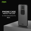 For Xiaomi Redmi Note 9S / Note9Pro MOFI Xing Dun Series Translucent Frosted PC + TPU Privacy Anti-glare Shockproof All-inclusive Protective Case(Black)
