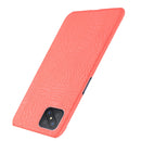 For Oppo Reno4 Z 5G/A92S Shockproof Crocodile Texture PC + PU Case(Red)