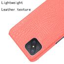 For Oppo Reno4 Z 5G/A92S Shockproof Crocodile Texture PC + PU Case(Red)