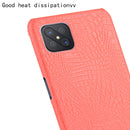 For Oppo Reno4 Z 5G/A92S Shockproof Crocodile Texture PC + PU Case(Red)