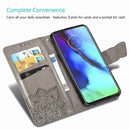 For Motorola G Pro Butterfly Love Flower Embossed Horizontal Flip Leather Case with Bracket / Card Slot / Wallet / Lanyard(Black)
