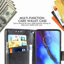 For Motorola G Pro Butterfly Love Flower Embossed Horizontal Flip Leather Case with Bracket / Card Slot / Wallet / Lanyard(Gray)