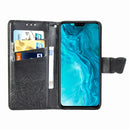 For Huawei Honor 9X Lite Butterfly Love Flower Embossed Horizontal Flip Leather Case with Bracket / Card Slot / Wallet / Lanyard(Black)