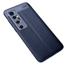 For Xiaomi Mi 10 Ultra Litchi Texture TPU Shockproof Case(Navy Blue)