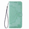 For Google Pixel 4a Mandala Flower Embossed Horizontal Flip Leather Case with Bracket / Card Slot / Wallet / Lanyard(Green)