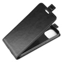 For iPhone 12 mini R64 Texture Single Vertical Flip Leather Protective Case with Card Slots & Photo Frame(Black)