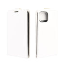 For iPhone 12 mini R64 Texture Single Vertical Flip Leather Protective Case with Card Slots & Photo Frame(White)