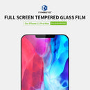 For iPhone 12 Pro Max PINWUYO 9H 2.5D Full Screen Tempered Glass Film(Black)