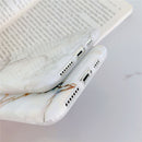 For iPhone 12 Pro Max TPU Smooth Marbled IMD Mobile Phone Case(Snow Gold F23)