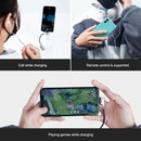 ENKAY ENK-AT103 8 Pin to 3.5mm Audio ï¼† 8 Pin Charging Interfaces Converter Zinc Alloy Adapter(Dark Grey)