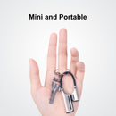 ENKAY ENK-AT103 8 Pin to 3.5mm Audio ï¼† 8 Pin Charging Interfaces Converter Zinc Alloy Adapter(Dark Grey)