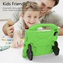 Children EVA Shockproof Tablet Case with Thumb Bracket For iPad Air 2022 / 2020 10.9(Green)