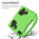 Children EVA Shockproof Tablet Case with Thumb Bracket For iPad Air 2022 / 2020 10.9(Green)