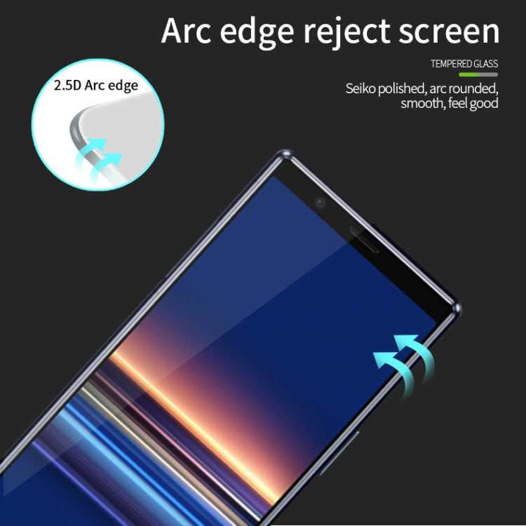 For Sony Xperia5 II PINWUYO 9H 2.5D Full Screen Tempered Glass Film(Black)