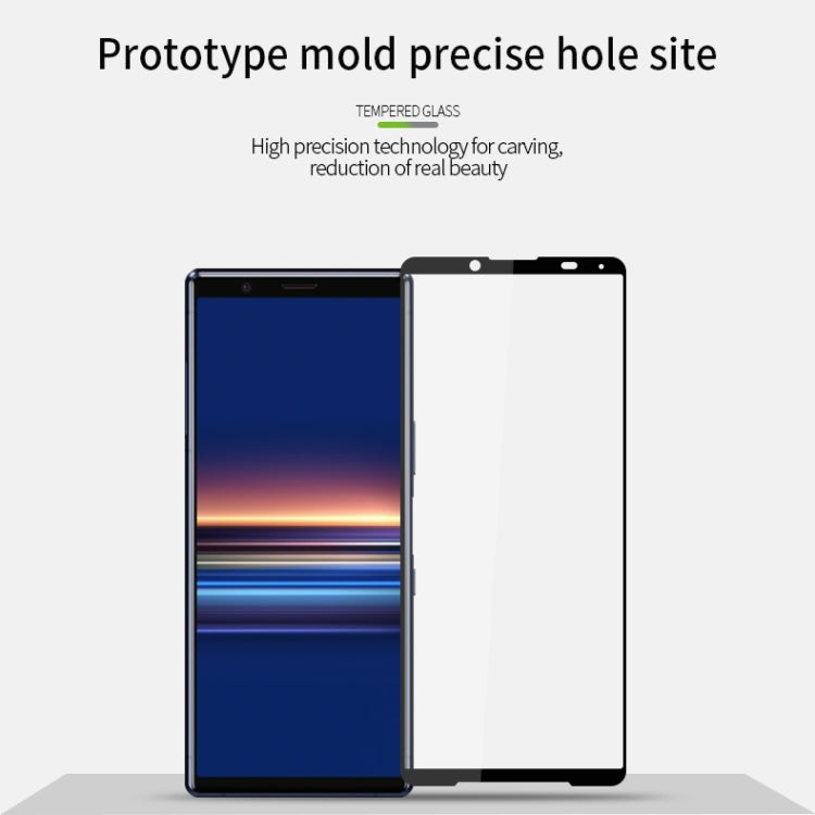 For Sony Xperia5 II PINWUYO 9H 2.5D Full Screen Tempered Glass Film(Black)