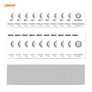 For iPhone 12 / 12 Pro 10 PCS ENKAY Hat-Prince 0.26mm 9H 2.5D Curved Edge Explosion-proof Tempered Glass Film