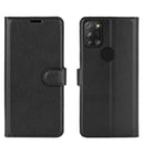 For Alcatel 3X 2020 Litchi Texture Horizontal Flip Protective Case with Holder & Card Slots & Wallet(Black)