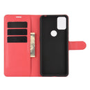 For Alcatel 3X 2020 Litchi Texture Horizontal Flip Protective Case with Holder & Card Slots & Wallet(Red)
