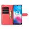 For Alcatel 3X 2020 Litchi Texture Horizontal Flip Protective Case with Holder & Card Slots & Wallet(Red)