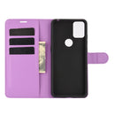 For Alcatel 3X 2020 Litchi Texture Horizontal Flip Protective Case with Holder & Card Slots & Wallet(Purple)