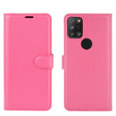 For Alcatel 3X 2020 Litchi Texture Horizontal Flip Protective Case with Holder & Card Slots & Wallet(Rose red)