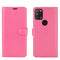 For Alcatel 3X 2020 Litchi Texture Horizontal Flip Protective Case with Holder & Card Slots & Wallet(Rose red)