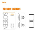 For Apple Watch 6/5/4/SE 44mm 2 PCS ENKAY Hat-Prince 0.2mm 9H Surface Hardness 3D Explosion-proof Aluminum Alloy Edge Full Screen Tempered Glass Screen Film