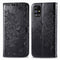 For Samsung Galaxy M31s Mandala Flower Embossed Horizontal Flip Leather Case with Bracket / Card Slot / Wallet / Lanyard(Black)