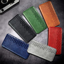 For LG Velvet 5G Cubic Grid Pressed Horizontal Flip Magnetic PU Leather Case with Holder & Card Slots & Wallet(Blue)