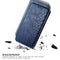 For LG Velvet 5G Cubic Grid Pressed Horizontal Flip Magnetic PU Leather Case with Holder & Card Slots & Wallet(Blue)