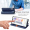 For LG Velvet 5G Cubic Grid Pressed Horizontal Flip Magnetic PU Leather Case with Holder & Card Slots & Wallet(Blue)