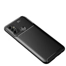For OPPO A53 (2020) Carbon Fiber Texture Shockproof TPU Case(Black)