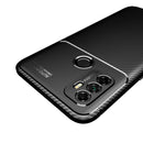 For OPPO A53 (2020) Carbon Fiber Texture Shockproof TPU Case(Black)
