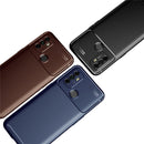 For OPPO A53 (2020) Carbon Fiber Texture Shockproof TPU Case(Black)