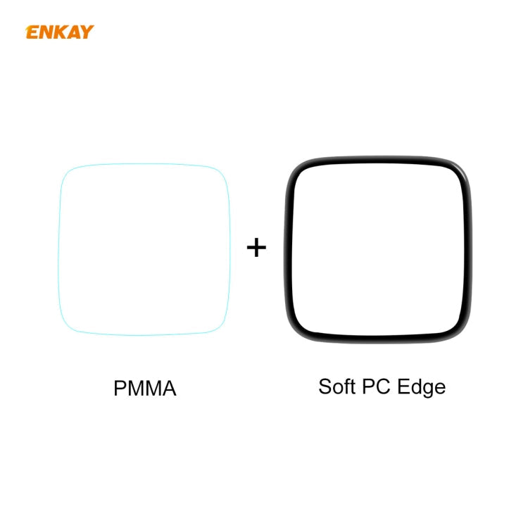 1 PCS For Fitbit Versa 3 / Fitbit Sense ENKAY Hat-Prince 3D Full Screen Soft PC Edge + PMMA HD Screen Protector Film