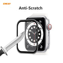 For Apple Watch 6/5/4/SE 40mm 2 PCS ENKAY Hat-Prince 3D Full Screen Soft PC Edge + PMMA HD Screen Protector Film