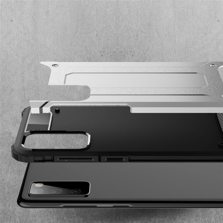 For Samsung Galaxy S20 FE 5G Magic Armor TPU + PC Combination Case(Silver)