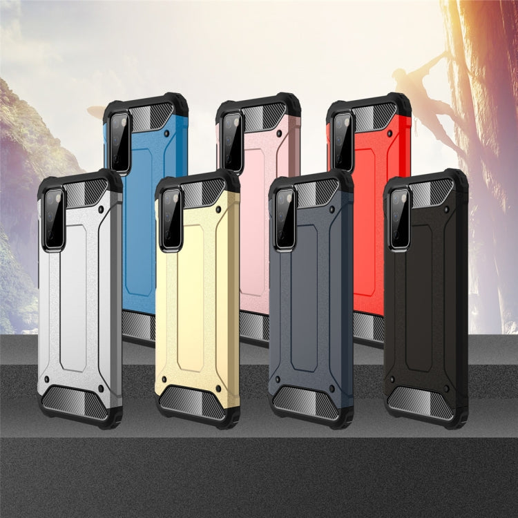 For Samsung Galaxy S20 FE 5G Magic Armor TPU + PC Combination Case(Silver)