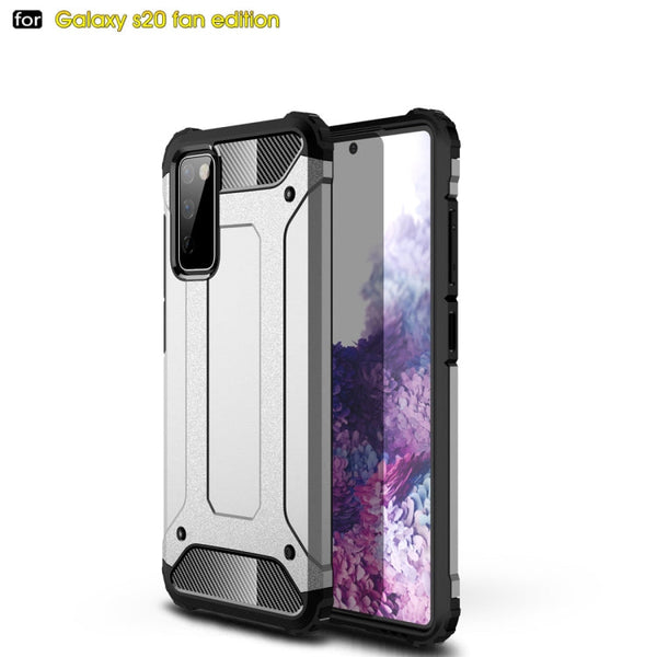 For Samsung Galaxy S20 FE 5G Magic Armor TPU + PC Combination Case(Silver)
